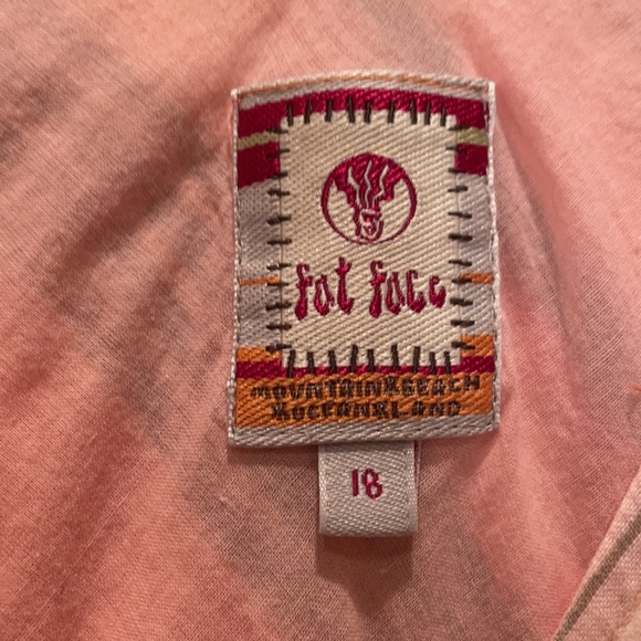 Fat Face Sear-sucker Striped Cotton Dress - Picture 3 of 6